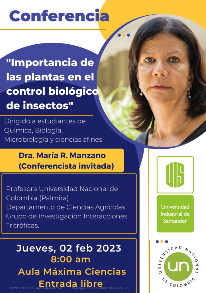 Conferencia 'Importancia de las plantas en el control biológico de insectos’..